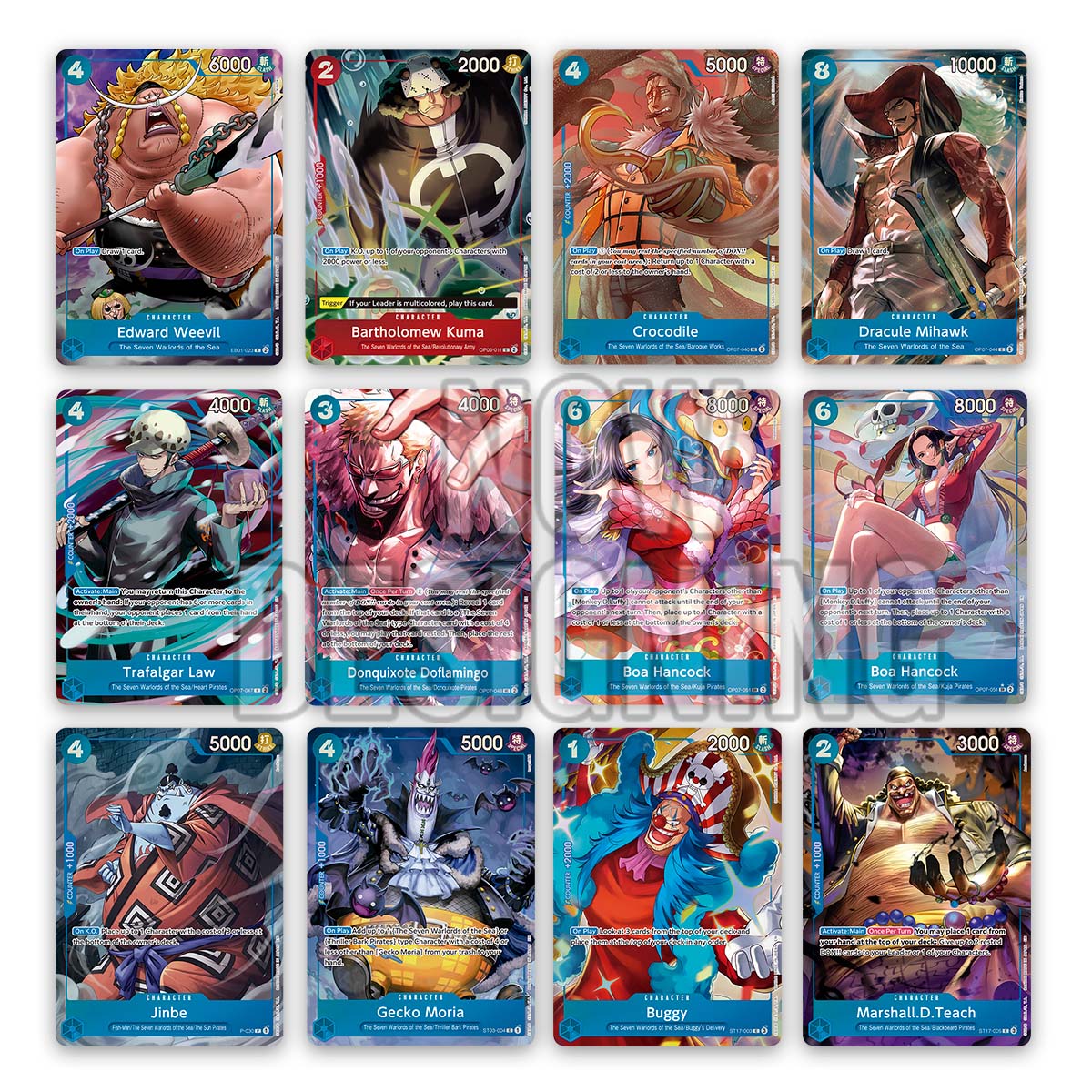 ONE PIECE CARD GAME Seven Warlords of the Sea Binder Set Bandai