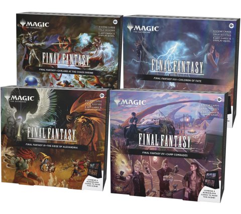 Magic: The Gathering – Final Fantasy Scene Box (Set of 4) Wizards of the Coast