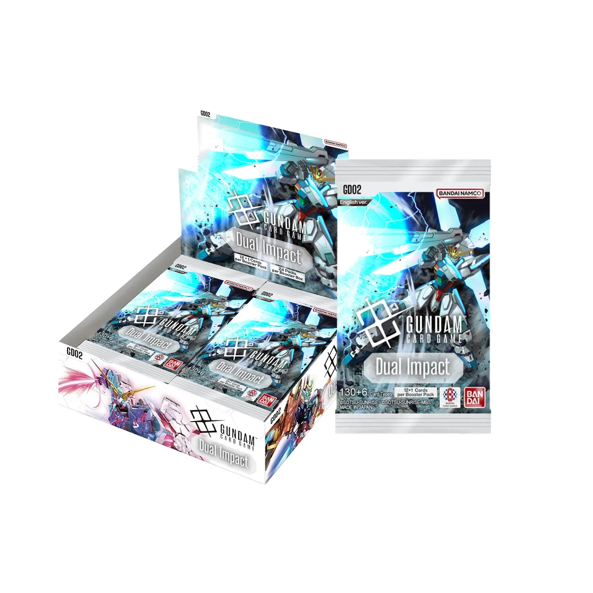 Gundam Card Game – Dual Impact [GD02] Booster Box (ENGLISH) Bandai