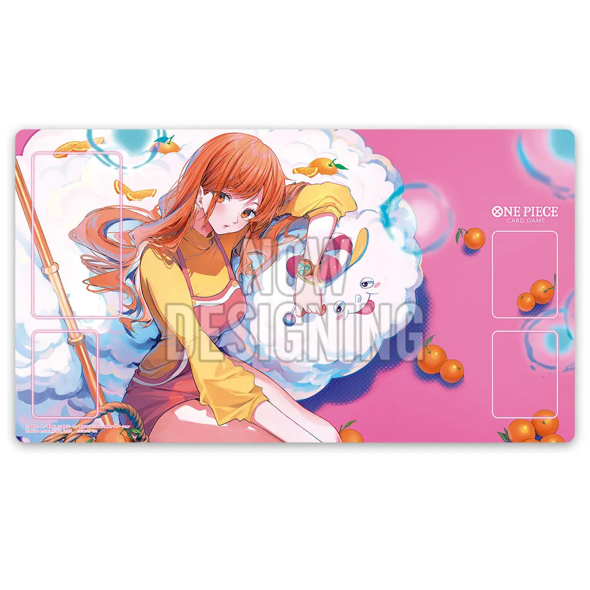 Bandai Official Playmat 2025 Nami Zeus Design With Collectible Card Bandai Official Playmat 2025 Nami Zeus Design With Collectible Card